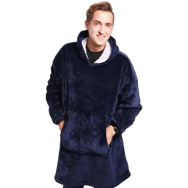 Sweatshirt Blanket Hoodie - Sweatshirt Blanket Hoodie - Image 1 of 2