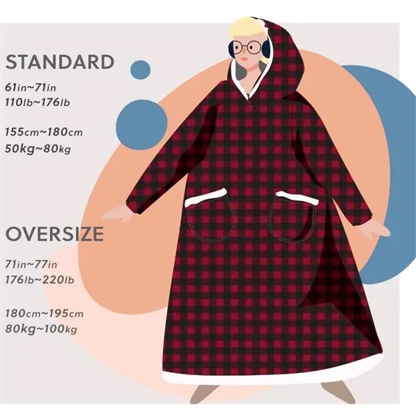Oversized Wearable Blanket - Oversized Wearable Blanket - Image 5 of 5