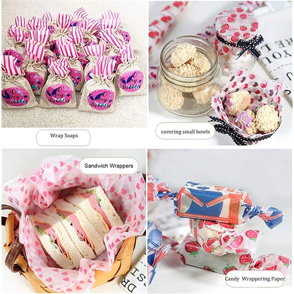100Pcs Deli Wax Baking Paper Sheets For Food,Liner Picnic - 100Pcs Deli Wax Baking Paper Sheets For Food,Liner Picnic - Image 2 of 3