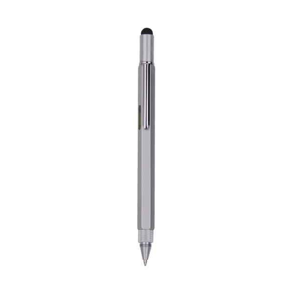 5-in-1 Multifunction Metal Pen with Tool Set - 5-in-1 Multifunction Metal Pen with Tool Set - Image 1 of 5