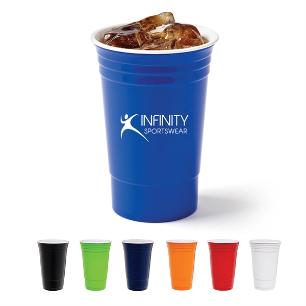 16 oz Reusable Stadium Cup - 16 oz Reusable Stadium Cup - Image 0 of 7