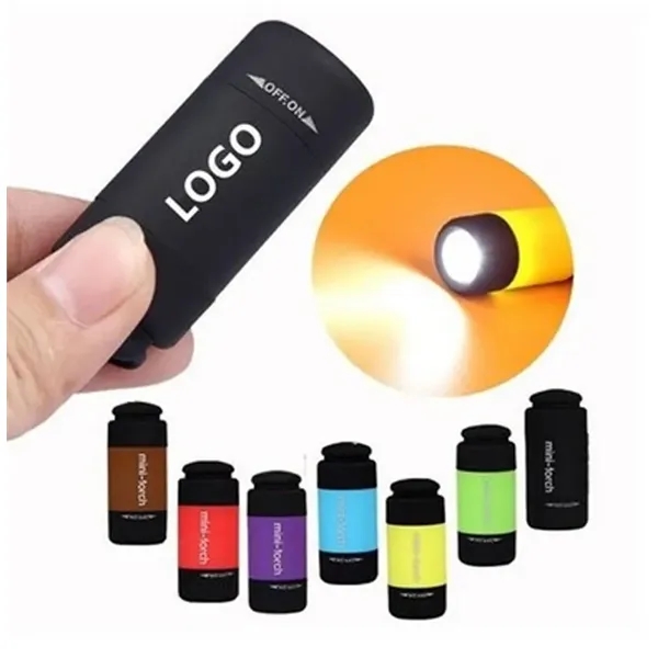 Mini USB Rechargeable Flashlight Keychain - Mini USB Rechargeable Flashlight Keychain - Image 0 of 1