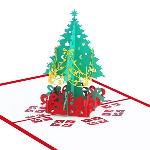 3D Christmas Tree Greeting Cards - 3D Christmas Tree Greeting Cards - Image 1 of 1