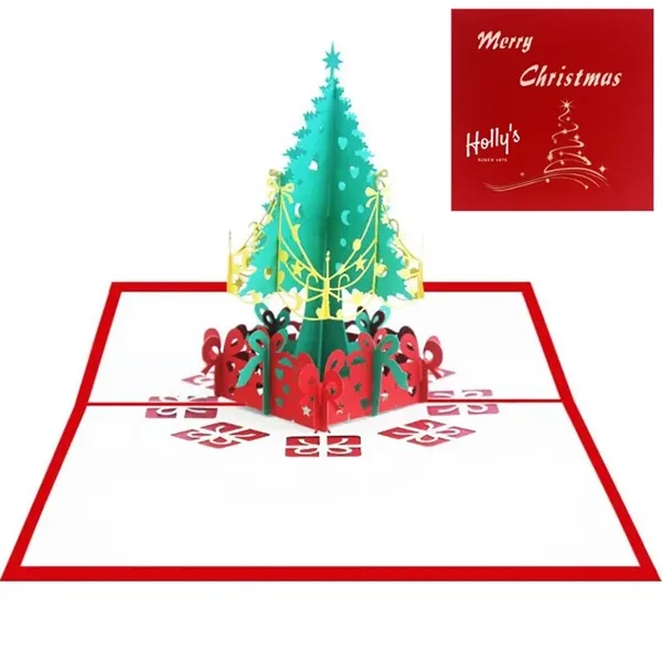 3D Christmas Tree Greeting Cards - 3D Christmas Tree Greeting Cards - Image 0 of 1