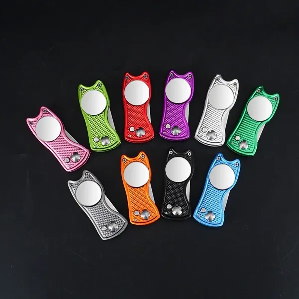 Foldable Golf Divot Repair Tool - Foldable Golf Divot Repair Tool - Image 1 of 1