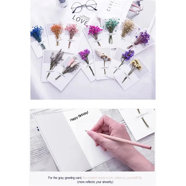 Dried Flowers Handwritten Greeting Card - Dried Flowers Handwritten Greeting Card - Image 0 of 0