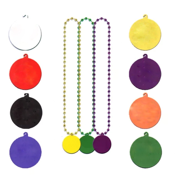 Mardi Gras Beaded Necklace - Mardi Gras Beaded Necklace - Image 0 of 0