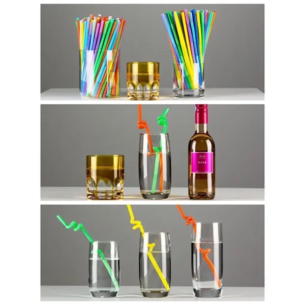Disposable Two Head Folding  Plastic Straw - Disposable Two Head Folding  Plastic Straw - Image 1 of 1