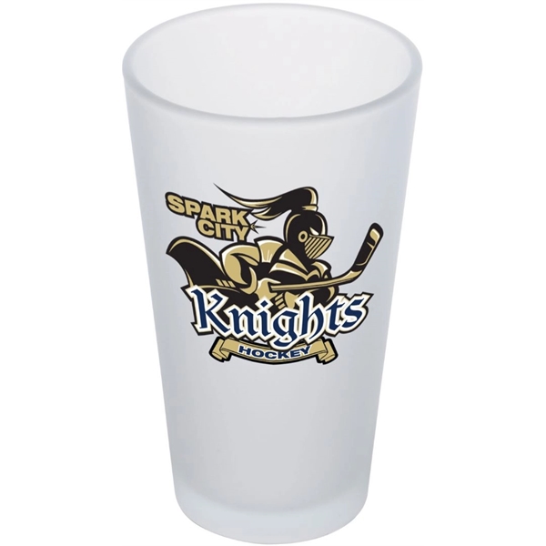 FULL COLOR FROSTED MIXING GLASS 16 OZ