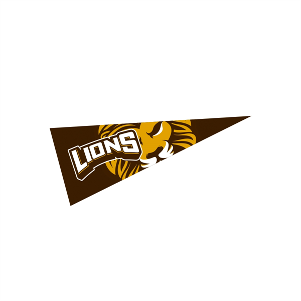 4" x 10" Pennant - 4" x 10" Pennant - Image 0 of 2