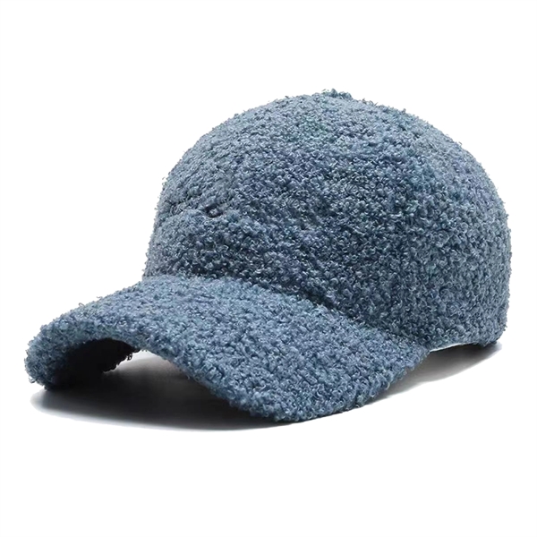 Women's Autumn Winter Lamb Hair Warm Baseball Hat - Women's Autumn Winter Lamb Hair Warm Baseball Hat - Image 1 of 1
