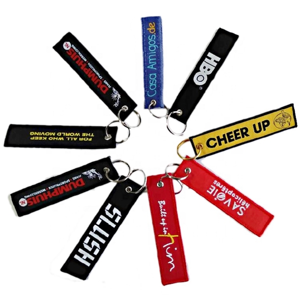 Embroidered Fabric Flight Key Tag - Embroidered Fabric Flight Key Tag - Image 0 of 0