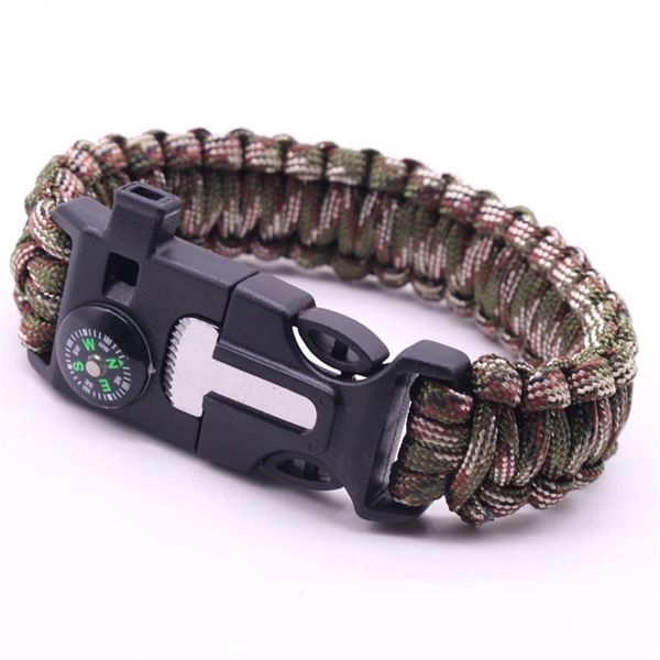 5 In 1 Paracord Survival Bracelet - 5 In 1 Paracord Survival Bracelet - Image 4 of 6