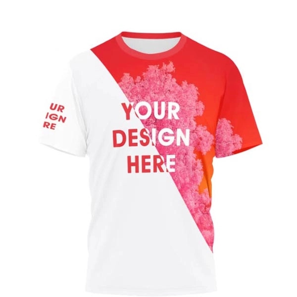 1 piece - Men's T-shirt Crew Neck Sublimated - 1 piece - Men's T-shirt Crew Neck Sublimated - Image 4 of 5