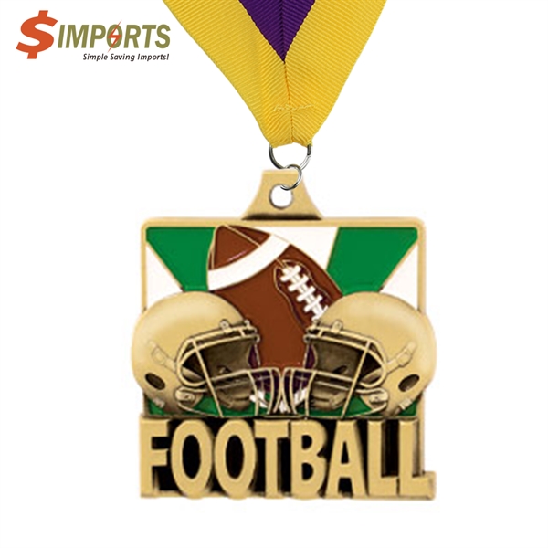 Soft Enamel Brass Medal (Simports) - Soft Enamel Brass Medal (Simports) - Image 0 of 3