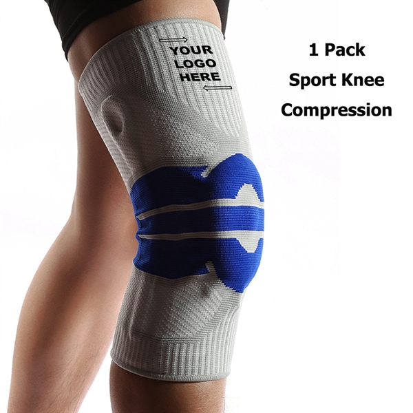 1 Pack Sport Knee Compression Sleeve - 1 Pack Sport Knee Compression Sleeve - Image 0 of 6