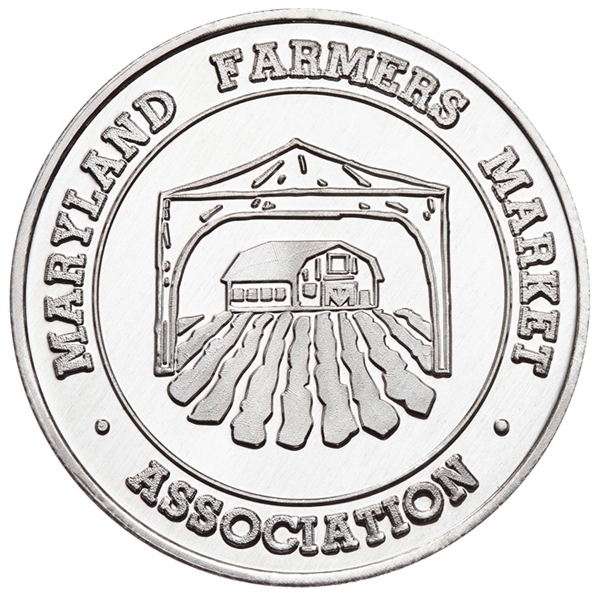 Aluminum coin - natural silver color - Aluminum coin - natural silver color - Image 23 of 29