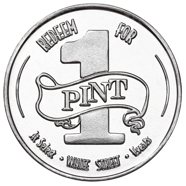 Aluminum coin - natural silver color - Aluminum coin - natural silver color - Image 29 of 29
