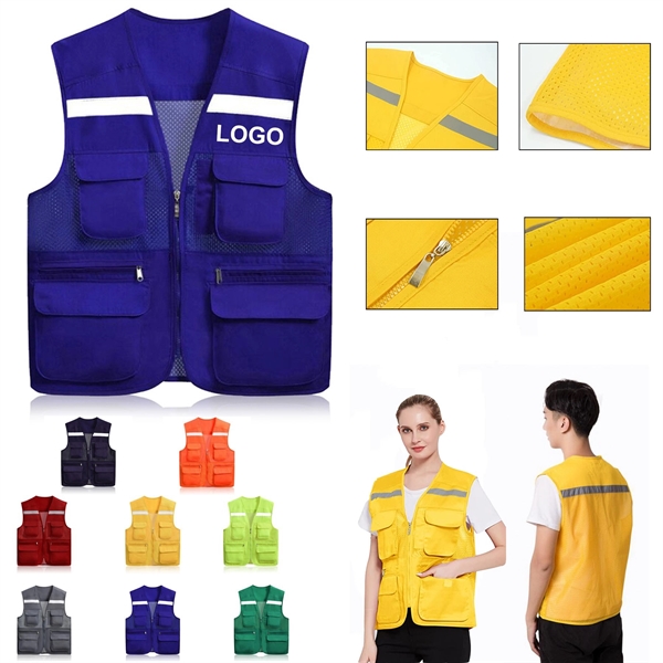 Reflective Safety Vest - Reflective Safety Vest - Image 0 of 2
