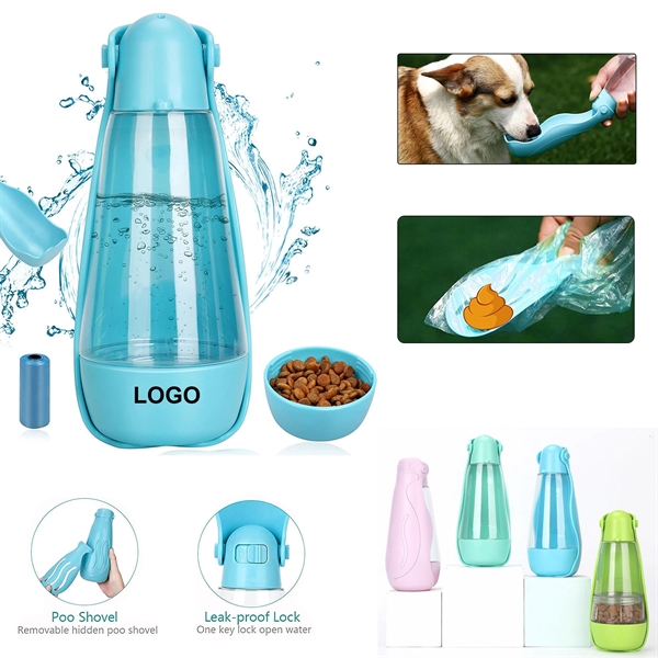 Portable Foldable Dog Water Bottle Dispenser - Portable Foldable Dog Water Bottle Dispenser - Image 0 of 5