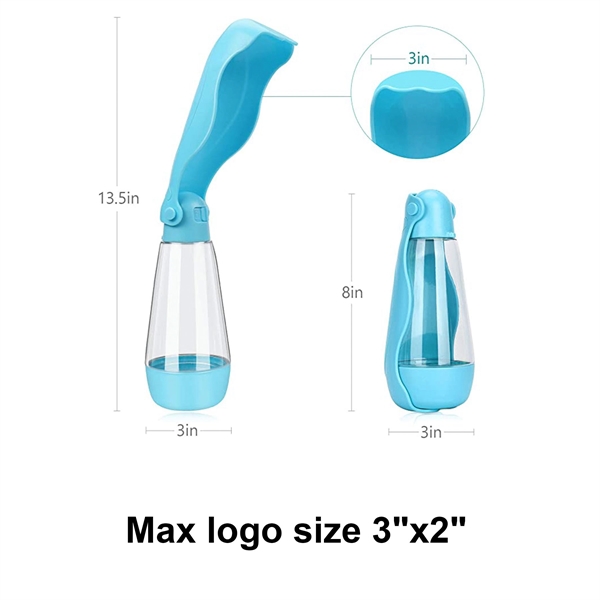 Portable Foldable Dog Water Bottle Dispenser - Portable Foldable Dog Water Bottle Dispenser - Image 4 of 5