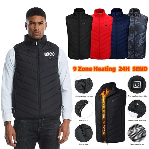 Winter Intelligent Electric Heated Vest - Winter Intelligent Electric Heated Vest - Image 0 of 1