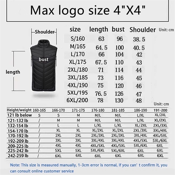 Winter Intelligent Electric Heated Vest - Winter Intelligent Electric Heated Vest - Image 1 of 1