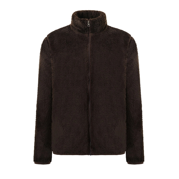 Men's Full Zip Winter Polar Fleece Fuzzy Jacket - Men's Full Zip Winter Polar Fleece Fuzzy Jacket - Image 2 of 8