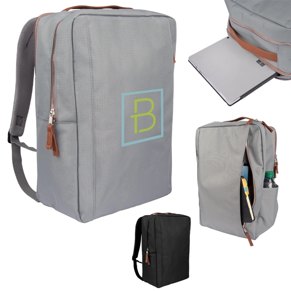 Corporate Structured Laptop Backpack - Corporate Structured Laptop Backpack - Image 0 of 4