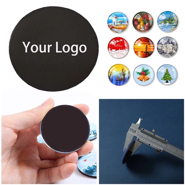 2'' Custom Round Stickers Acrylic Refrigerator Magnet - 2'' Custom Round Stickers Acrylic Refrigerator Magnet - Image 0 of 1