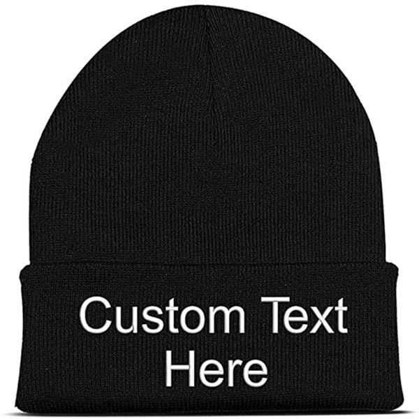 Custom Winter Keep Warm Knitted Beanie Hat - Custom Winter Keep Warm Knitted Beanie Hat - Image 0 of 2