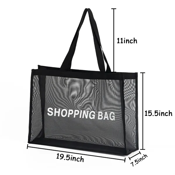 Large Grocery Nylon Mesh Tote Bag - Large Grocery Nylon Mesh Tote Bag - Image 1 of 1