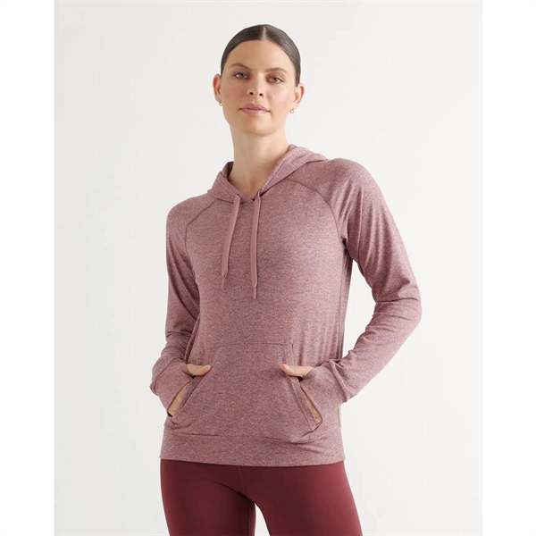 Ladies Flowknit Ultra-Soft Performance Pullover Hoodie - Ladies Flowknit Ultra-Soft Performance Pullover Hoodie - Image 4 of 4