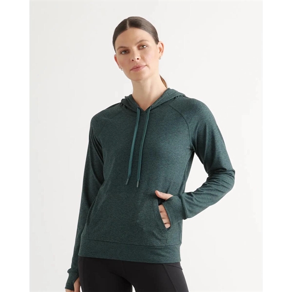 Ladies Flowknit Ultra-Soft Performance Pullover Hoodie - Ladies Flowknit Ultra-Soft Performance Pullover Hoodie - Image 2 of 4