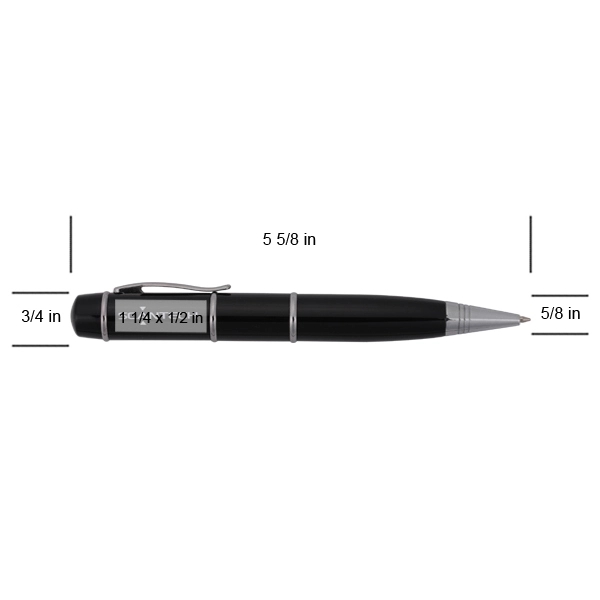 Lynwood Manager Black USB Ball Point Pen - Lynwood Manager Black USB Ball Point Pen - Image 3 of 3