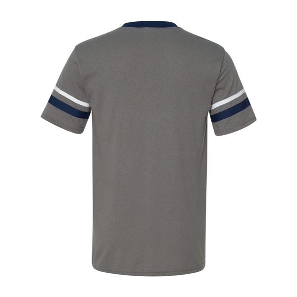 Augusta Sportswear V-Neck Jersey with Striped Sleeves - Augusta Sportswear V-Neck Jersey with Striped Sleeves - Image 12 of 74