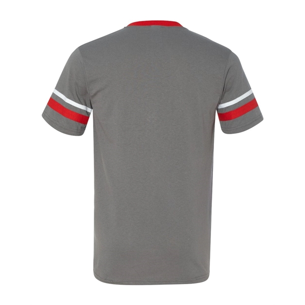 Augusta Sportswear V-Neck Jersey with Striped Sleeves - Augusta Sportswear V-Neck Jersey with Striped Sleeves - Image 15 of 74