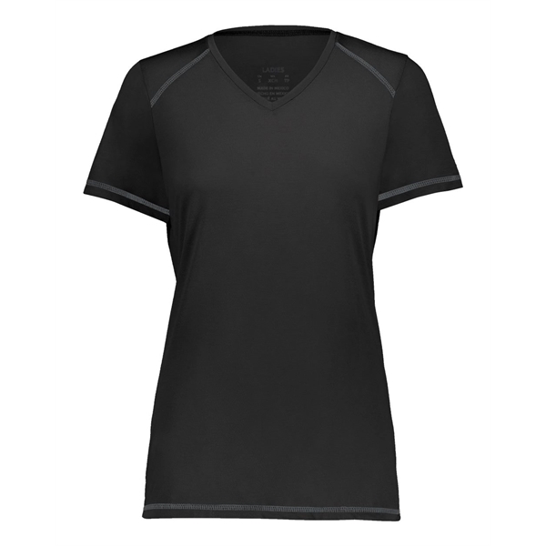 Augusta Sportswear Women's Super Soft-Spun Poly V-Neck T-... - Augusta Sportswear Women's Super Soft-Spun Poly V-Neck T-... - Image 3 of 26
