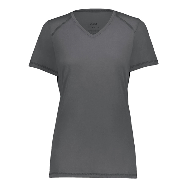 Augusta Sportswear Women's Super Soft-Spun Poly V-Neck T-... - Augusta Sportswear Women's Super Soft-Spun Poly V-Neck T-... - Image 9 of 26