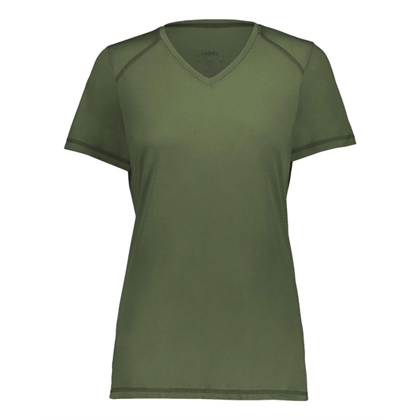 Augusta Sportswear Women's Super Soft-Spun Poly V-Neck T-... - Augusta Sportswear Women's Super Soft-Spun Poly V-Neck T-... - Image 17 of 26