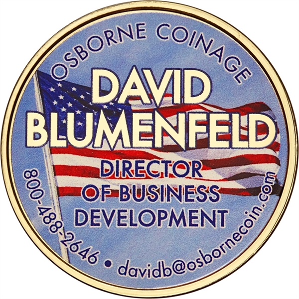 Digitally Colorized Goldine Coin - Digitally Colorized Goldine Coin - Image 2 of 12