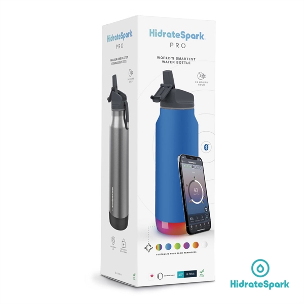Hidrate Spark® PRO Straw Steel Water Bottle - 32oz - Hidrate Spark® PRO Straw Steel Water Bottle - 32oz - Image 8 of 18