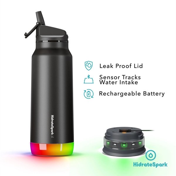 Hidrate Spark® PRO Straw Steel Water Bottle - 32oz - Hidrate Spark® PRO Straw Steel Water Bottle - 32oz - Image 3 of 18