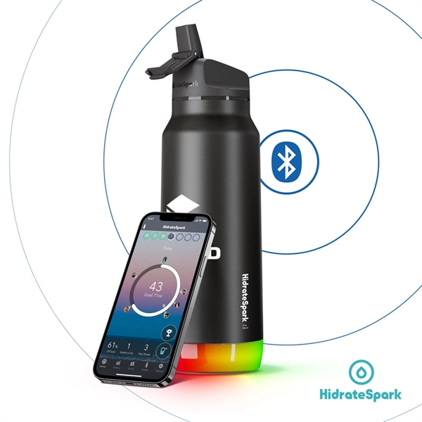 Hidrate Spark® PRO Straw Steel Water Bottle - 32oz - Hidrate Spark® PRO Straw Steel Water Bottle - 32oz - Image 2 of 18