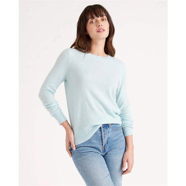 Ladies Mongolian Cashmere Crewneck Sweater - Ladies Mongolian Cashmere Crewneck Sweater - Image 1 of 13