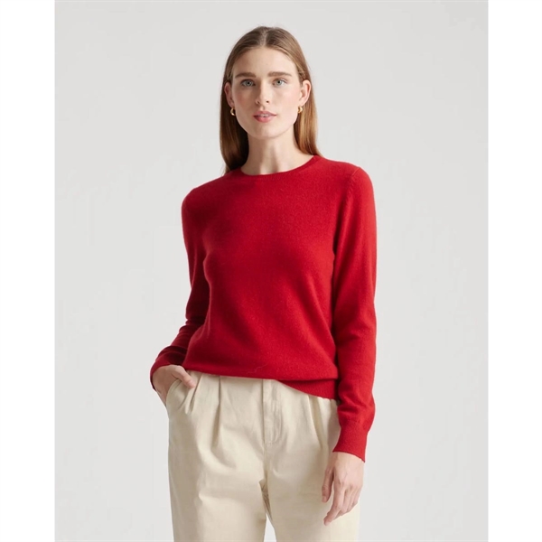 Ladies Mongolian Cashmere Crewneck Sweater - Ladies Mongolian Cashmere Crewneck Sweater - Image 5 of 13