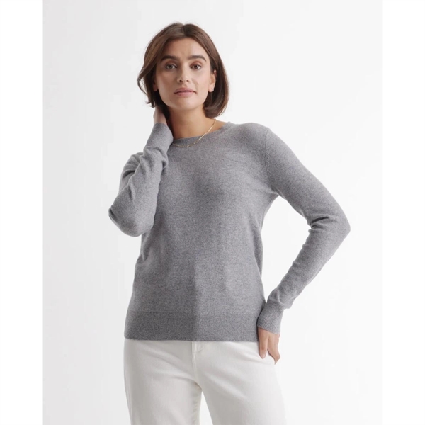 Ladies Mongolian Cashmere Crewneck Sweater - Ladies Mongolian Cashmere Crewneck Sweater - Image 8 of 13