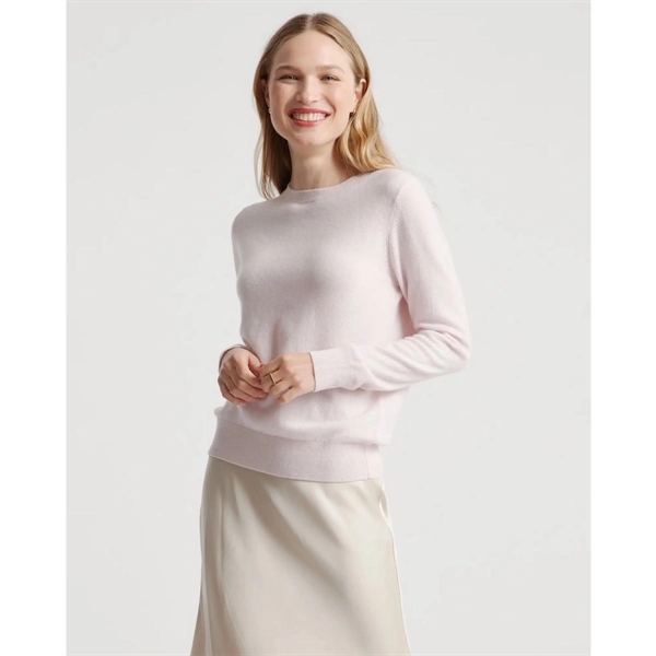 Ladies Mongolian Cashmere Crewneck Sweater - Ladies Mongolian Cashmere Crewneck Sweater - Image 10 of 13