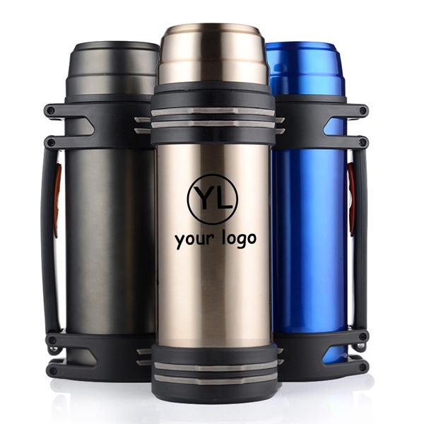 68oz Stainless Steel Water Bottle for Travel & Hiking - 68oz Stainless Steel Water Bottle for Travel & Hiking - Image 0 of 1