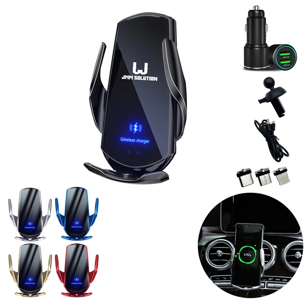 15W Auto Clamping Phone Charging Wireless Mount - 15W Auto Clamping Phone Charging Wireless Mount - Image 0 of 0